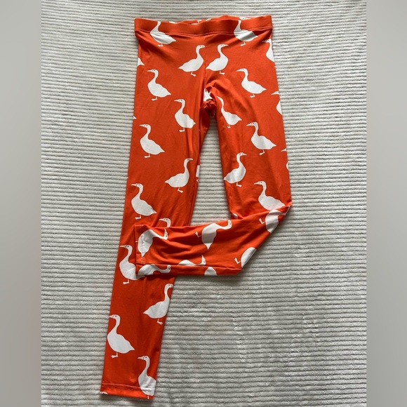 Goose leggings- vibrant orange - size: Medium - Picture 4 of 11